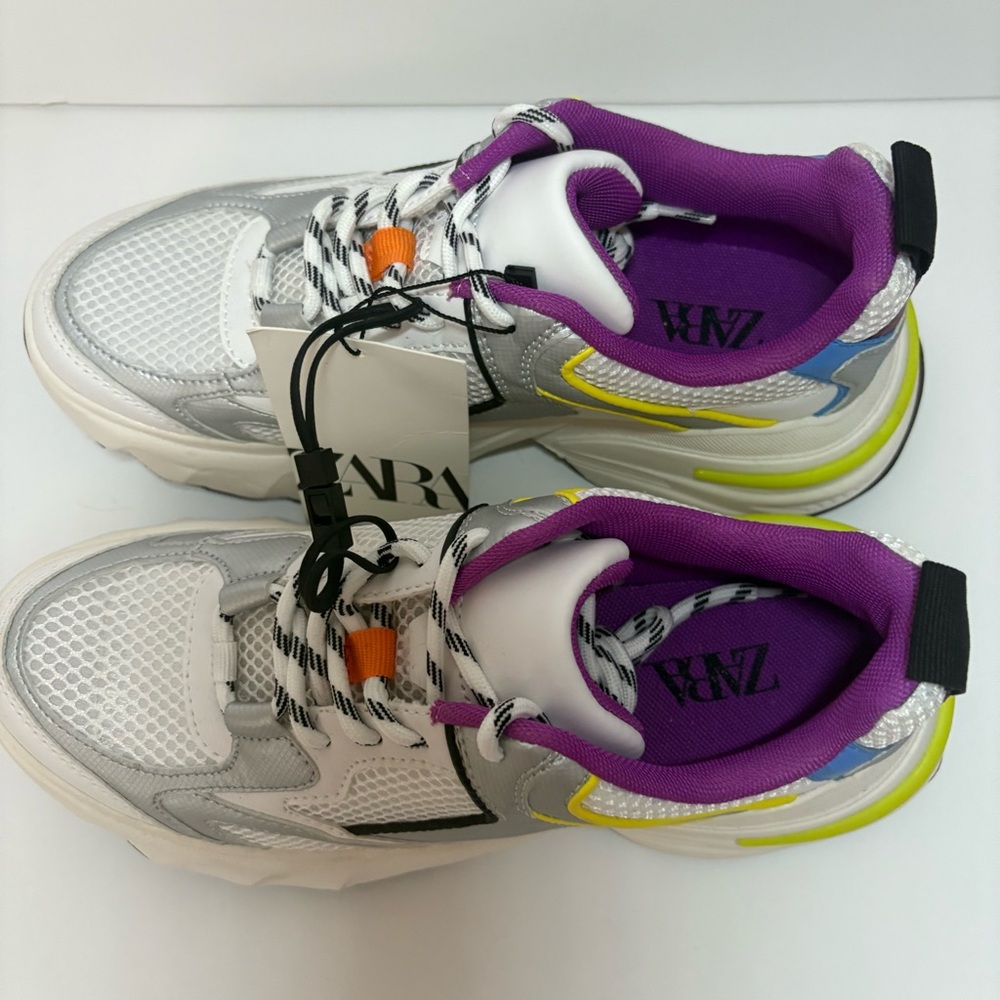 NWT Zara chunky Sneakers - Picture 3 of 7